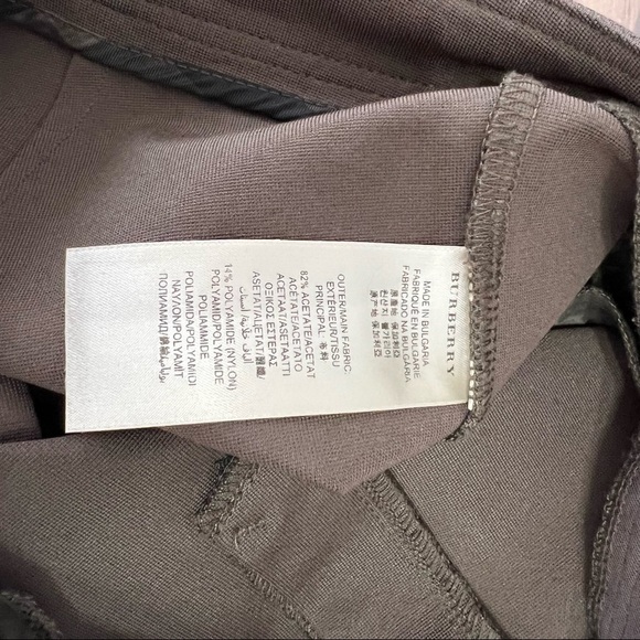 Burberry Authentic skinny ankle zipper skinny pants in olive - Picture 10 of 11